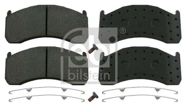 29137 FEBI BILSTEIN Rear Axle, Front Axle, with fastening material Width: 102,2mm, Thickness 1: 29mm Brake pads 16546 buy