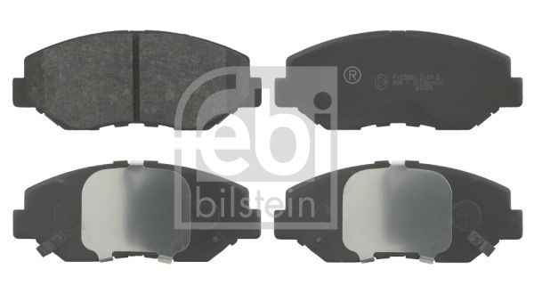 23856 FEBI BILSTEIN Front Axle, with acoustic wear warning, with anti-squeak plate Width: 56,8mm, Thickness 1: 17,8, 18mm Brake pads 16552 buy