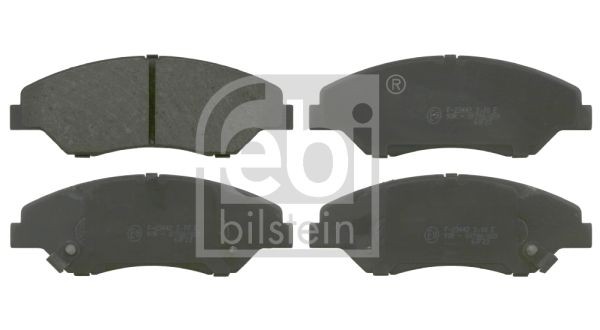 FEBI BILSTEIN 16557 Brake pad set Front Axle, with acoustic wear warning