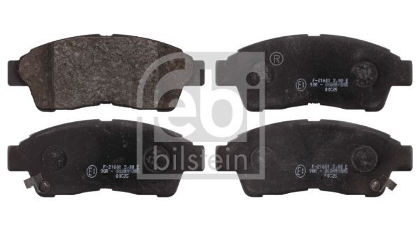 21601 FEBI BILSTEIN Front Axle, with acoustic wear warning Width: 53mm, Thickness 1: 17,5mm Brake pads 16616 buy