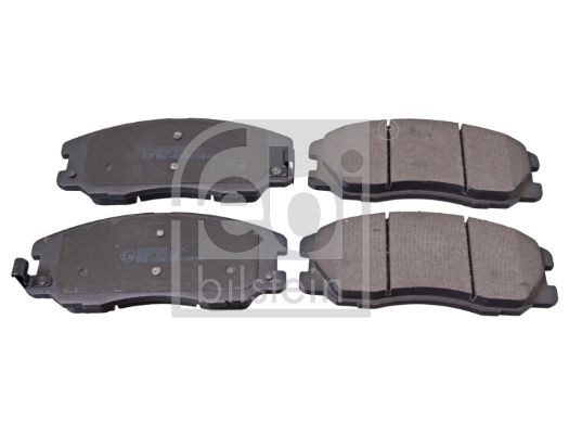 16632 Set of brake pads 24512 FEBI BILSTEIN Front Axle, with acoustic wear warning
