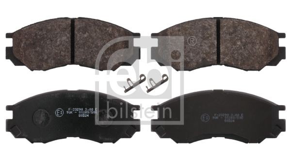 23290 FEBI BILSTEIN Front Axle, with acoustic wear warning Width: 55mm, Thickness 1: 16,5, 15,7mm Brake pads 16645 buy