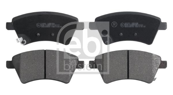24391 FEBI BILSTEIN Front Axle, with acoustic wear warning Width: 56,7mm, Thickness 1: 16,2mm Brake pads 16658 buy