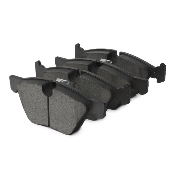 16670 Set of brake pads 16670 FEBI BILSTEIN Front Axle, prepared for wear indicator, with piston clip