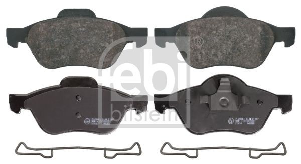 23215 FEBI BILSTEIN Front Axle, excl. wear warning contact, with staples Width: 66,5, 69mm, Thickness 1: 18mm Brake pads 16672 buy