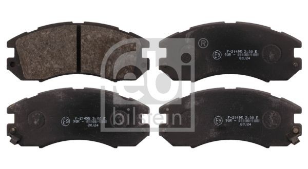 FEBI BILSTEIN 16720 Brake pad set Front Axle, with acoustic wear warning