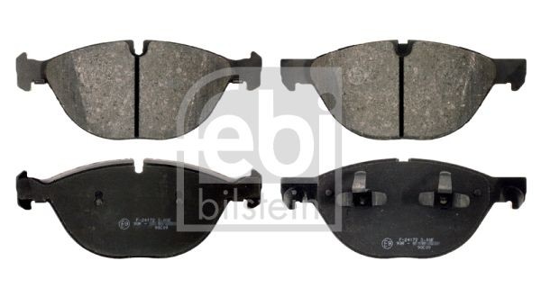 24172 FEBI BILSTEIN Front Axle, prepared for wear indicator Width: 79,3mm, Thickness 1: 20,4, 19,4mm Brake pads 16730 buy