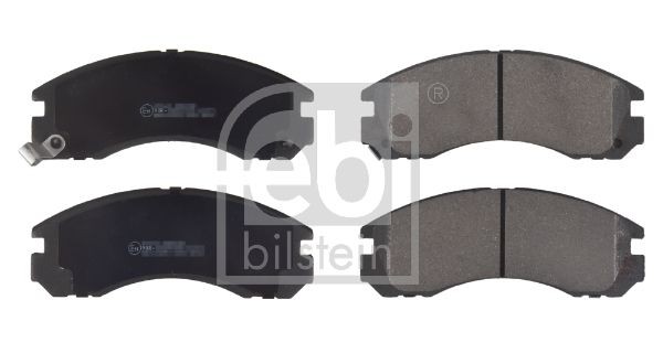 16776 Set of brake pads 21769 FEBI BILSTEIN Front Axle, with acoustic wear warning
