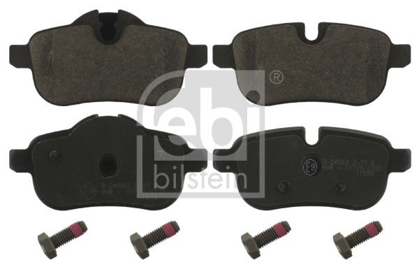FEBI BILSTEIN 16785 Brake pad set Rear Axle, prepared for wear indicator, with screw set