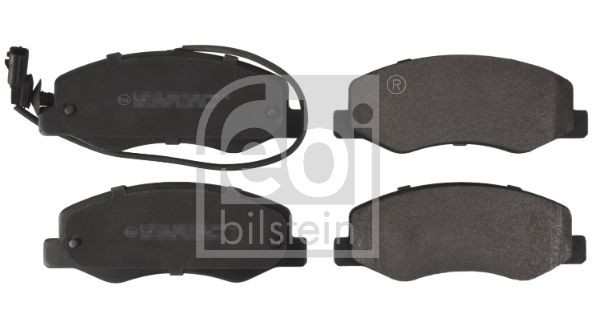 FEBI BILSTEIN 16819 Brake pad set Rear Axle, incl. wear warning contact
