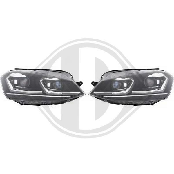 Headlights for Golf Mk7 2.0 R 4motion 280 hp Petrol 206 kW 2013 - 2024 CJXB  ▷ AUTODOC