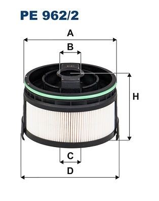 FILTRON Filter Insert Height: 79,5mm Inline fuel filter PE 962/2 buy