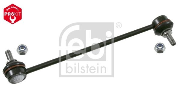 FEBI BILSTEIN 17377 Link rod Front Axle Left, Front Axle Right, 270mm, M10 x 1,5 , Bosch-Mahle Turbo NEW, with self-locking nut, Steel