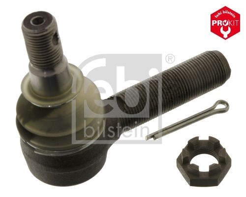 FEBI BILSTEIN Cone Size 20 mm, Bosch-Mahle Turbo NEW, Front Axle Left, with crown nut Cone Size: 20mm, Thread Type: with left-hand thread Tie rod end 17565 buy