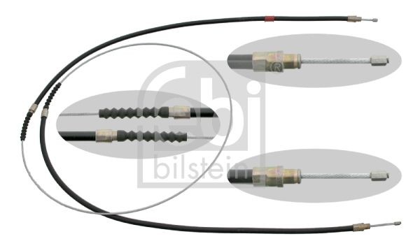 Fiat DUCATO Hand brake cable FEBI BILSTEIN 17903 cheap