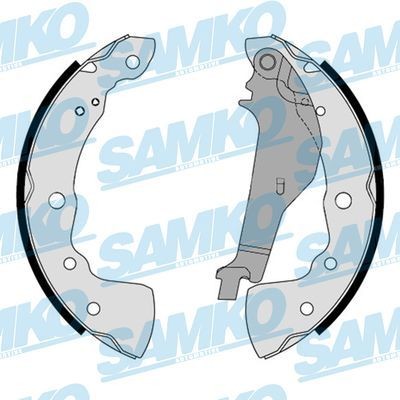 SAMKO Brake Shoe Set 81217 Nissan MICRA 2019