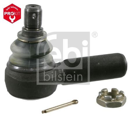 FEBI BILSTEIN Cone Size 26 mm, Front Axle, with crown nut Cone Size: 26mm Tie rod end 18339 buy