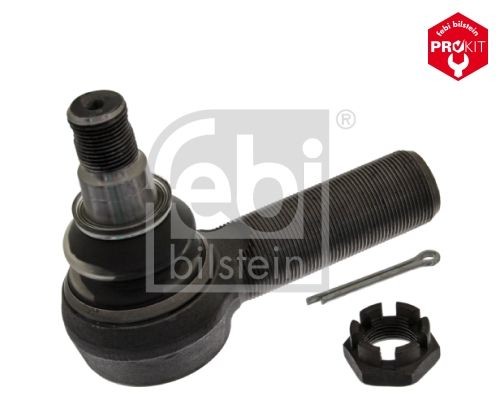 FEBI BILSTEIN Cone Size 26 mm, Front Axle, with crown nut Cone Size: 26mm, Thread Type: with left-hand thread Tie rod end 18340 buy