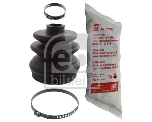 FEBI BILSTEIN 18771 Bellow Set, drive shaft Front Axle, transmission sided, Rubber, with grease, with clamps