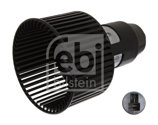 Interior blower FEBI BILSTEIN for left-hand drive vehicles, with electric motor - 18784
