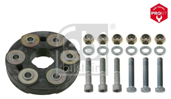 FEBI BILSTEIN Bolt Hole Circle Ø: 100mm, Ø: 140mm, Bosch-Mahle Turbo NEW, with bolts/screws, with washers, with nuts Num. of holes: 6 Joint, propshaft 19060 buy