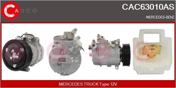 CAC63010AS CASCO Klimakompressor für MERCEDES-BENZ online bestellen