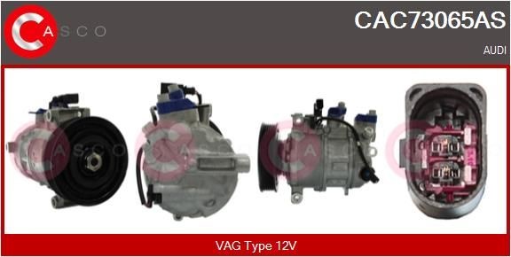 CASCO CAC73065AS Air conditioning compressor 8T0260805G