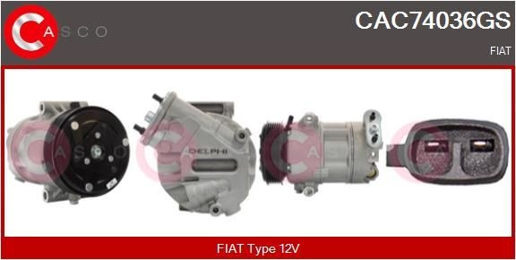 CASCO CAC74036GS Air conditioning compressor 52017359