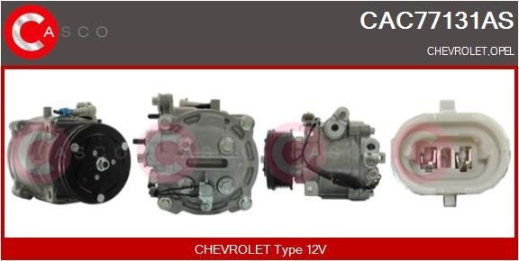 Chevrolet TRAX Air conditioning compressor CASCO CAC77131AS cheap