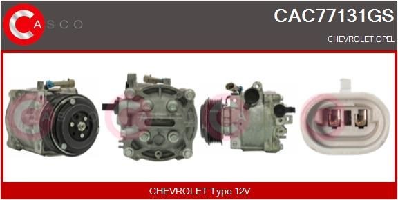 Chevrolet TRAX Air conditioning compressor CASCO CAC77131GS cheap
