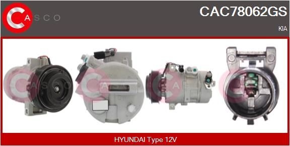 CASCO CAC78062GS Air conditioning compressor 977012P160