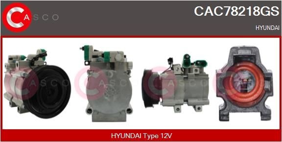 CASCO CAC78218GS Air conditioning compressor 97701-26300