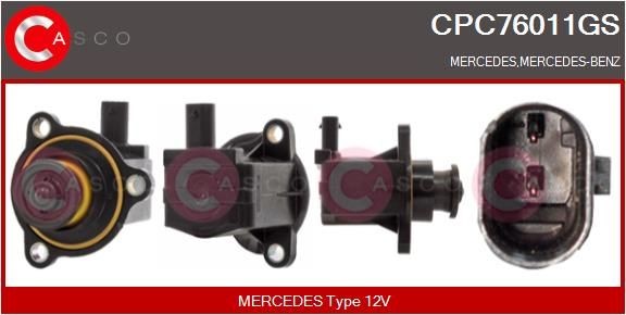 CASCO CPC76011GS Diverter valve, charger MERCEDES-BENZ A-Class 2014 in original quality