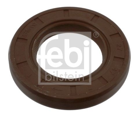 FEBI BILSTEIN frontal sided Inner Diameter: 27mm, Thickness: 7mm, FPM (fluoride rubber) Shaft seal, camshaft 19571 buy