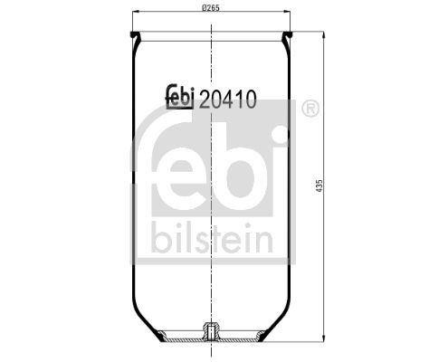 FEBI BILSTEIN Boot, air suspension 20410 buy