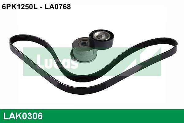 Great value for money - LUCAS V-Ribbed Belt Set LAK0306