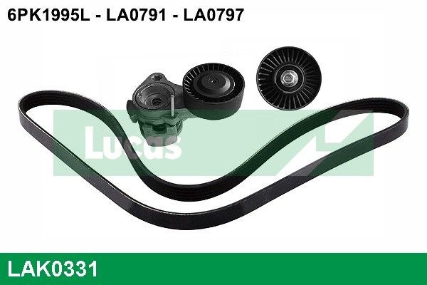 BMW 1 Series Aux belt 18793953 LUCAS LAK0331 online buy