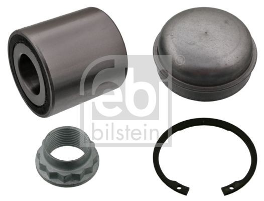 FEBI BILSTEIN 21847 Wheel bearing kit Rear Axle Left, Rear Axle Right, with retaining ring, with grease cap, 55 mm, Tapered Roller Bearing