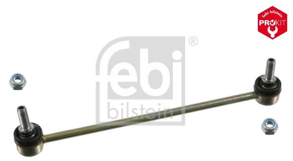 22390 FEBI BILSTEIN Drop links VOLVO Front Axle Left, Front Axle Right, 267mm, M10 x 1,25 , Bosch-Mahle Turbo NEW, with self-locking nut