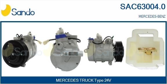 SAC63004.0 SANDO Klimakompressor MERCEDES-BENZ ACTROS