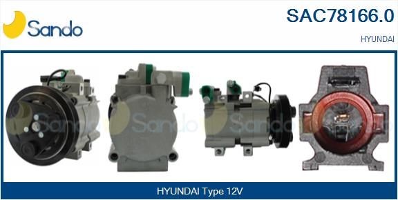 SANDO SAC78166.0 Coil, magnetic-clutch compressor 97610-H1021