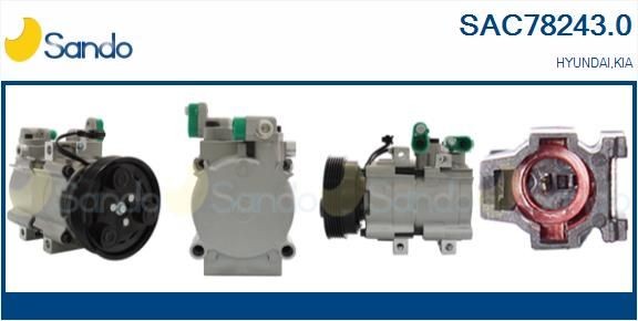 SANDO SAC78243.0 Air conditioning compressor 97701-3A672