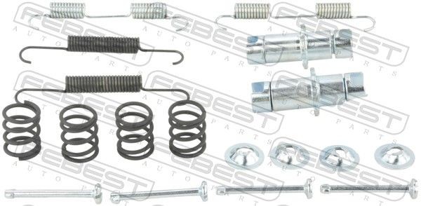 FEBEST 0204-J32R-KIT Brake shoe fitting kit NISSAN experience and price