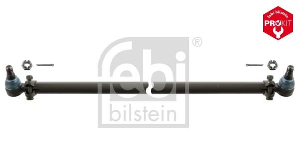 FEBI BILSTEIN Front Axle, with crown nut, Bosch-Mahle Turbo NEW Cone Size: 26mm, Length: 1490mm Tie Rod 24004 buy
