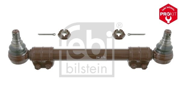 FEBI BILSTEIN Front Axle, with crown nut, Bosch-Mahle Turbo NEW Cone Size: 30mm, Length: 501mm Tie Rod 24175 buy