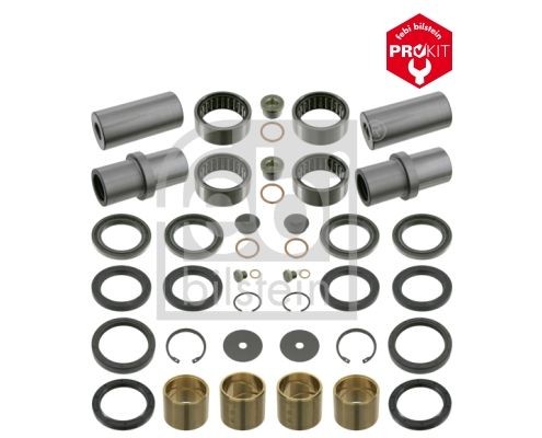 FEBI BILSTEIN Front Axle, both sides, Upper, Lower, Bosch-Mahle Turbo NEW Repair Kit, kingpin 24662 buy