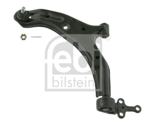 FEBI BILSTEIN 26277 Suspension arm with holder, with lock nuts, with bearing(s), with ball joint, Front Axle Left, Lower, Control Arm, Steel