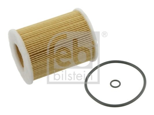 FEBI BILSTEIN 26444 Oil filter with seal ring, Filter Insert