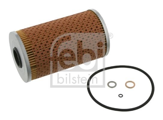 26691 FEBI BILSTEIN Oil filters LAND ROVER with seal ring, Filter Insert