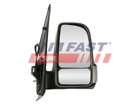 FAST Right, black, for manual mirror adjustment, Convex, Short mirror arm Side mirror FT88368 buy